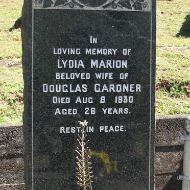 GARDNER Lydia Marion -1930