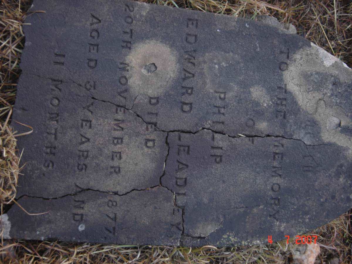 LEADLEY Philip Edward -1877