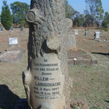 LABUSCHAGNE Willem 1907-1933
