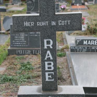 RABE Carol 1938-1992