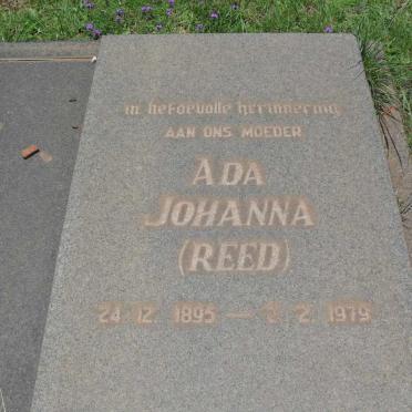 STAPELBERG Ada Johanna nee REED 1895-1979