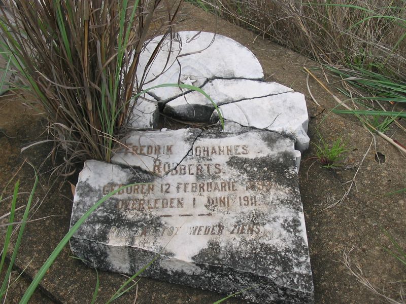 ROBBERTS Fredrik Johannes 1893-1911