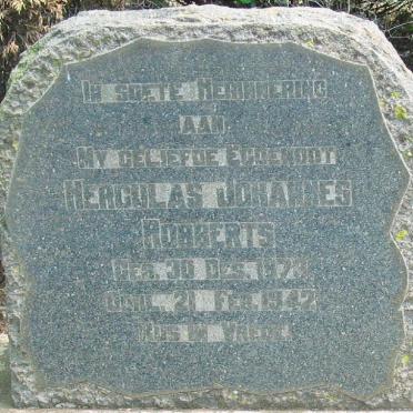 ROBBERTS Herculas Johannes 187?-1942