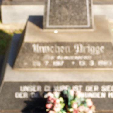 PRIGGE ? Annchen nee KLINGENBERG 19?7-19??