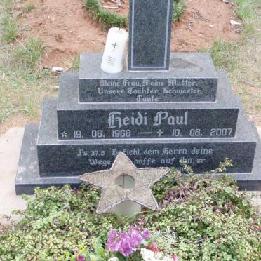 PAUL Heidi 1968-2007