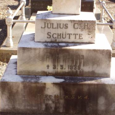 SCHUTTE Julius C.H. 1893-1938
