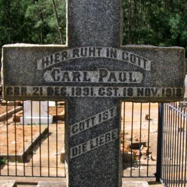 PAUL Carl 1891-1918