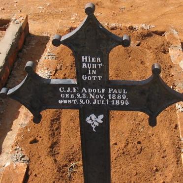 PAUL C.J.F. Adolf 1889-1895