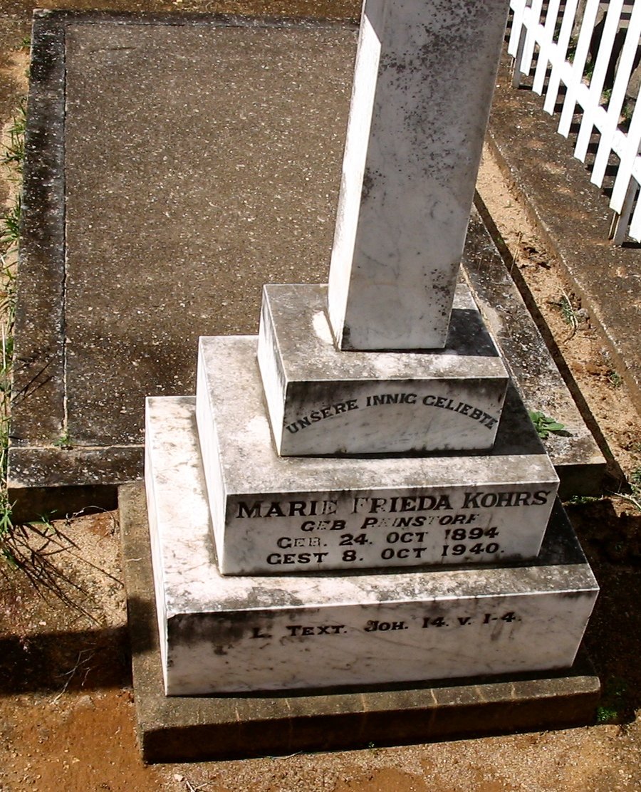 KOHRS Marie nee REINSTORF 1894-1940