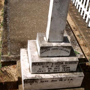 KOHRS Marie nee REINSTORF 1894-1940