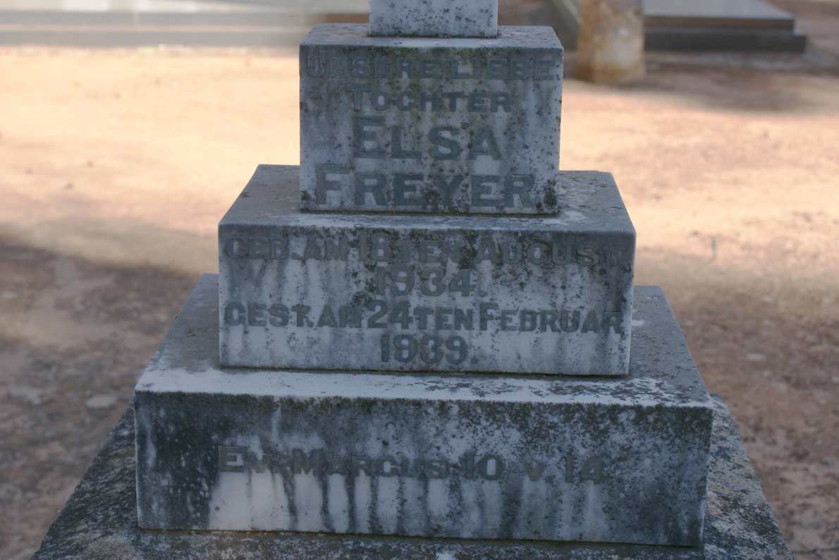 FREYER Elsa 1934-1939