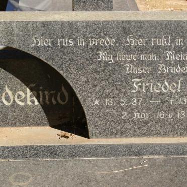 DEDEKIND Friedel 1937-1983