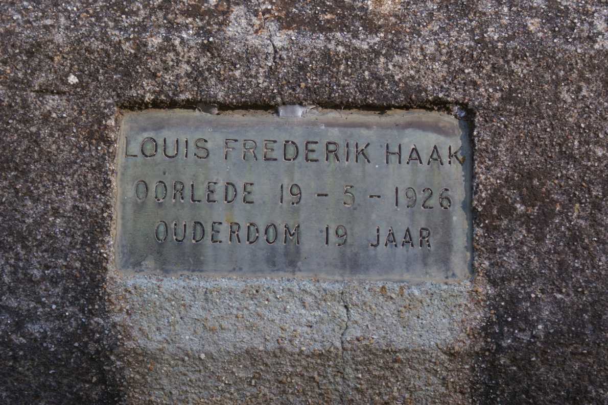 HAAK Louis Frederik -1926