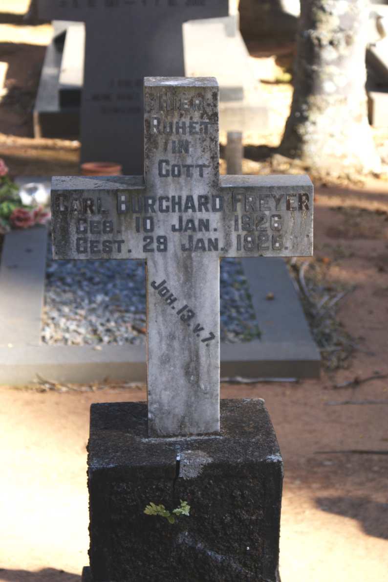 FREYER Carl Burghard 1926-1926