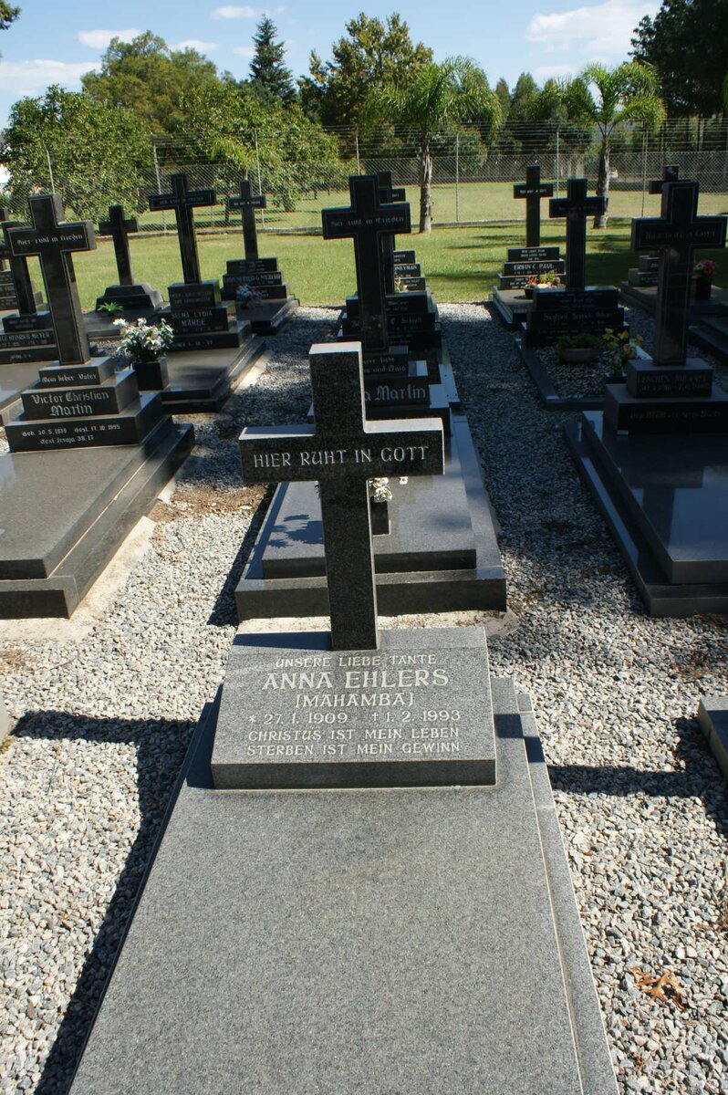 EHLERS Anna 1909-1993