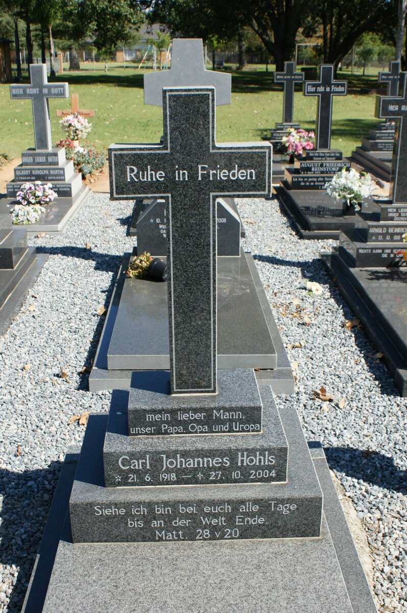 HOHLS Carl Johannes 1918-2004