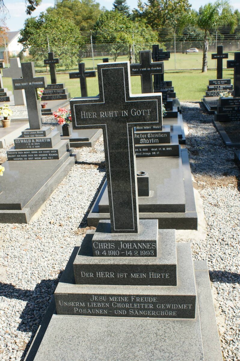 JOHANNES Chris 1910-1993