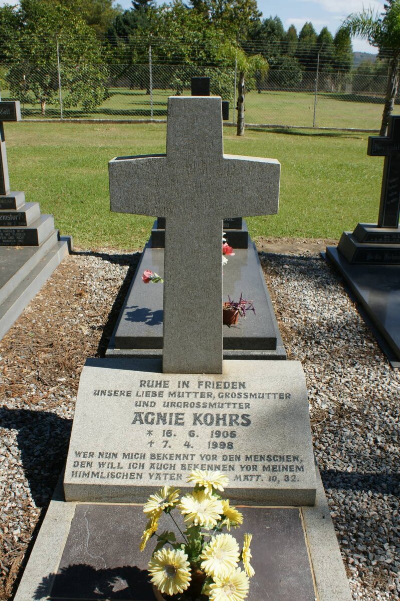 KOHRS Ãgnie 1906-1998