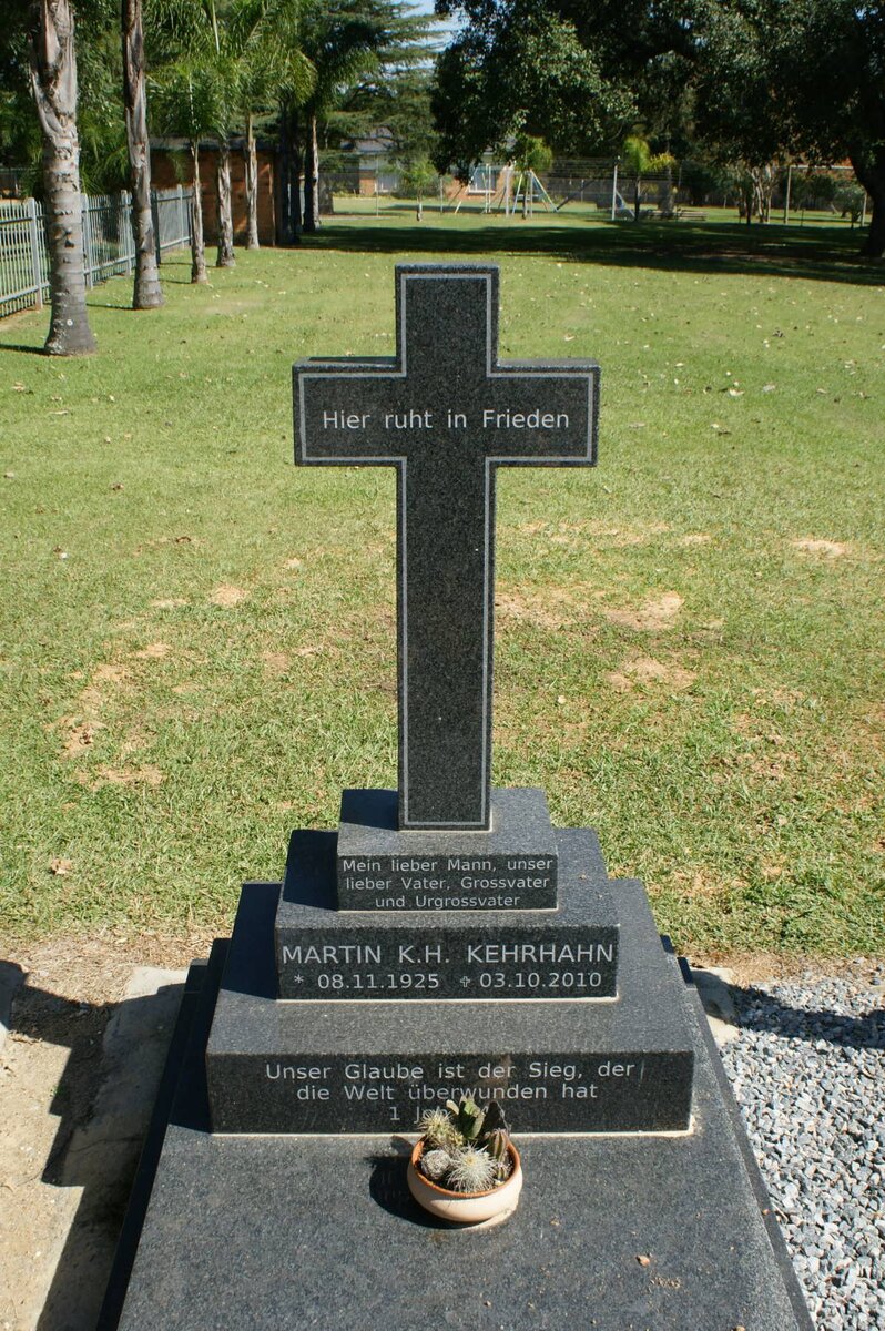 KEHRHAHN Martin K.H. 1925-2010