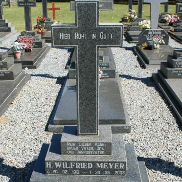 MEYER H. Wilfried 1913-2003