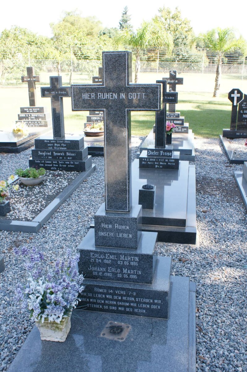 MARTIN Erlo Emil 1952-1995 :: MARTIN Johann Erlo 1980-1995