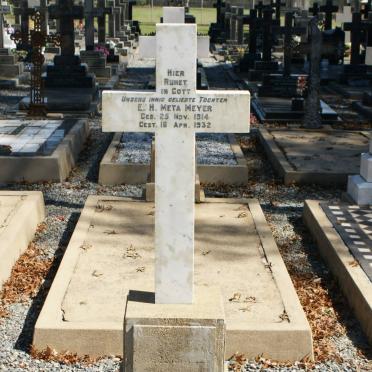 MEYER E.H. Meta 1914-1932