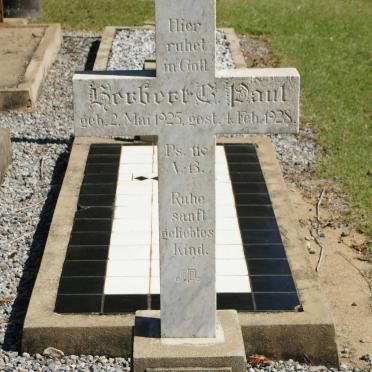 PAUL Herbert G. 1925-1928