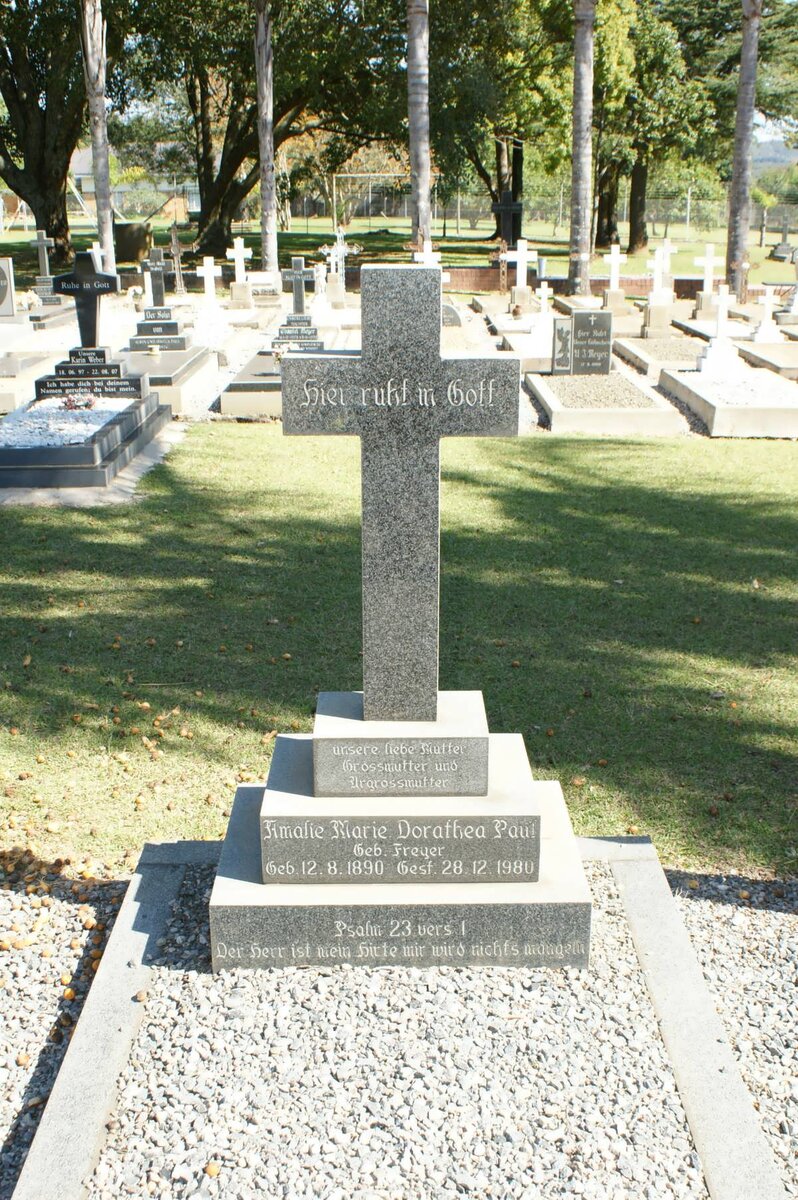 PAUL Imalie Marie Dorathea nee FREYER 1890-1980