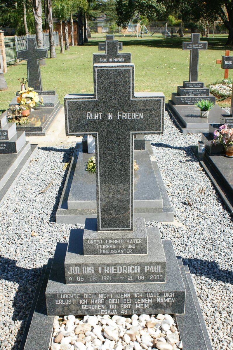 PAUL Julius Friedrich 1921-2005