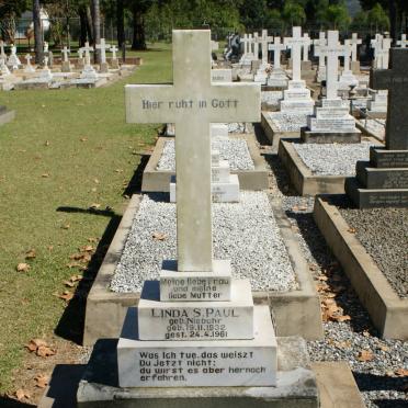 PAUL Linda S. nee NIEBUHR 1932-1961