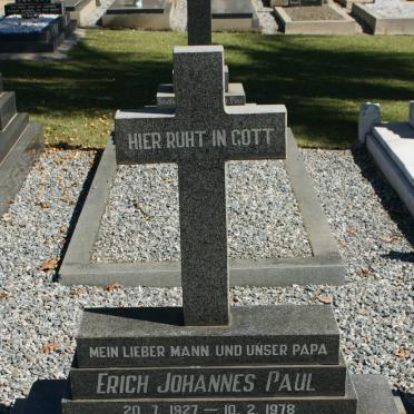 PAUL Erich Johannes 1927-1978