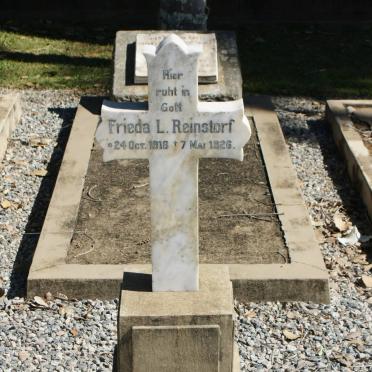 REINSTORF Frieda L. 1918-1926