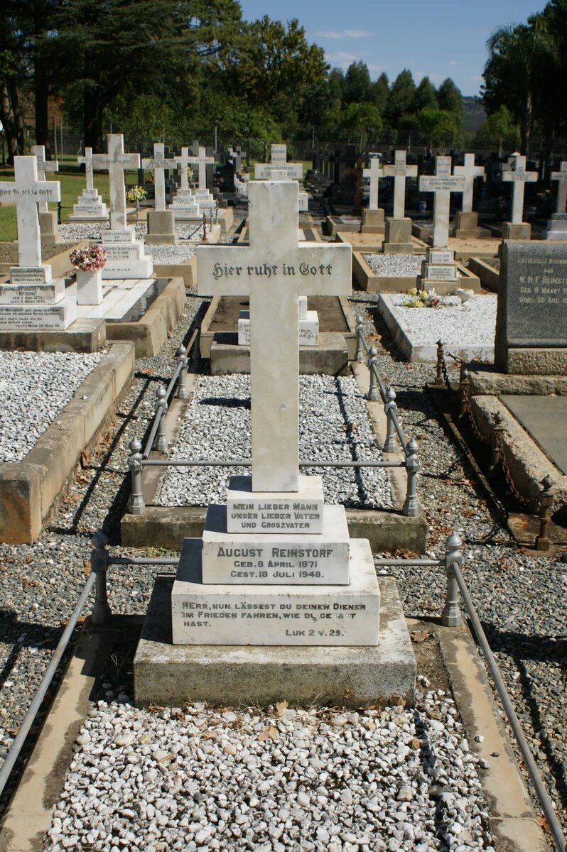 REINSTORF August 1871-1948