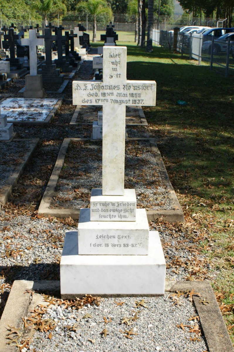 REINSTORF H.F. Johannes 1855-1937