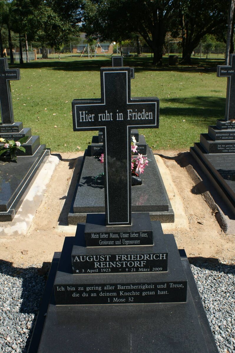 REINSTORF August Friedrich 1923-2009