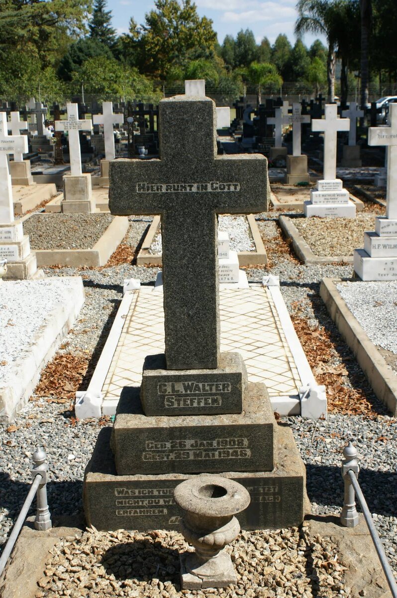 STEFFEN G.L. Walter 1908-1946