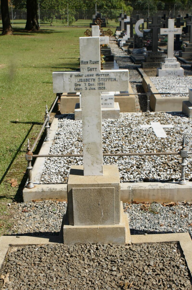 STEFFEN  L.D. Elisabeth 1861-1928