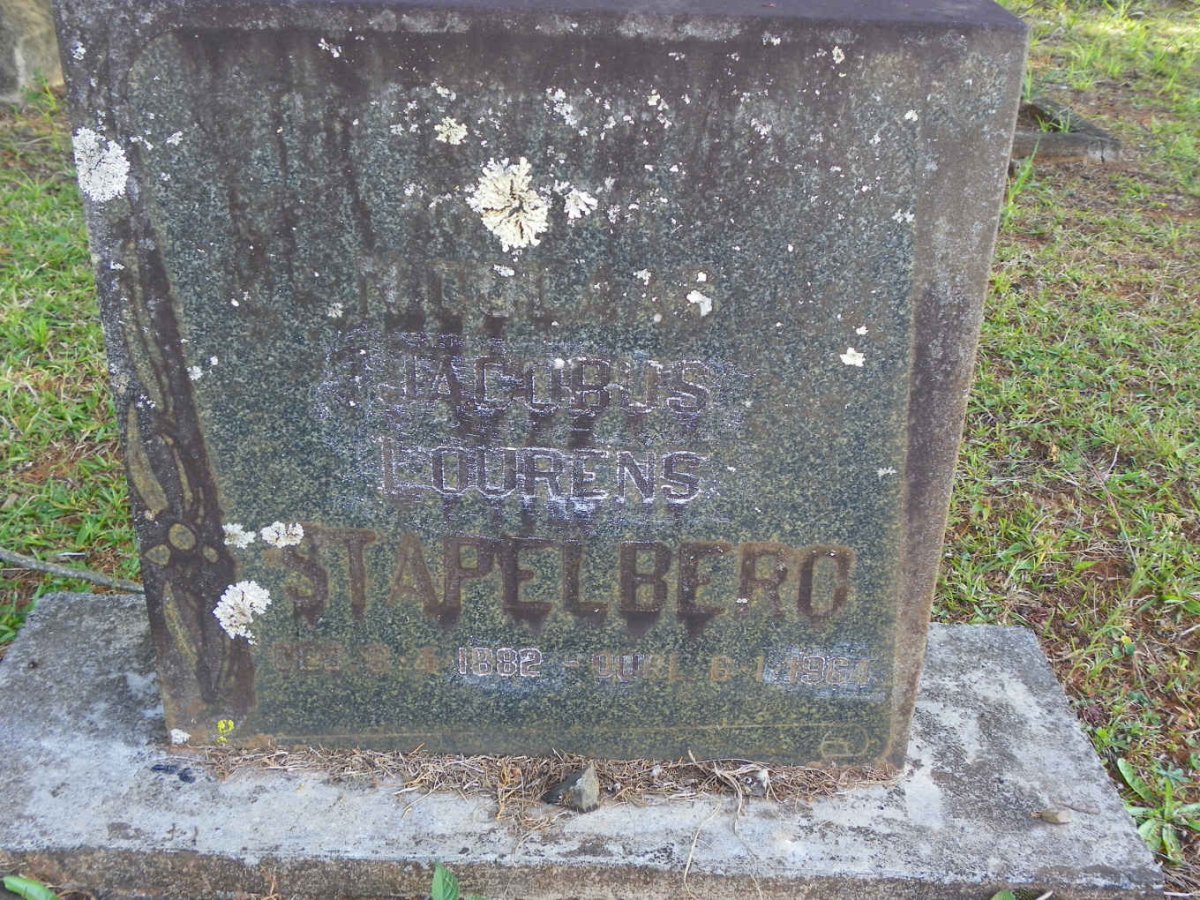 STAPELBERG Jacobus Lourens 1882-1964