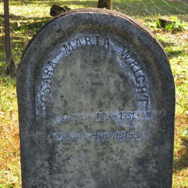 WRIGHT Susara Maria 1931-1932