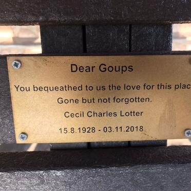 LOTTER Cecil Charles 1928-2018