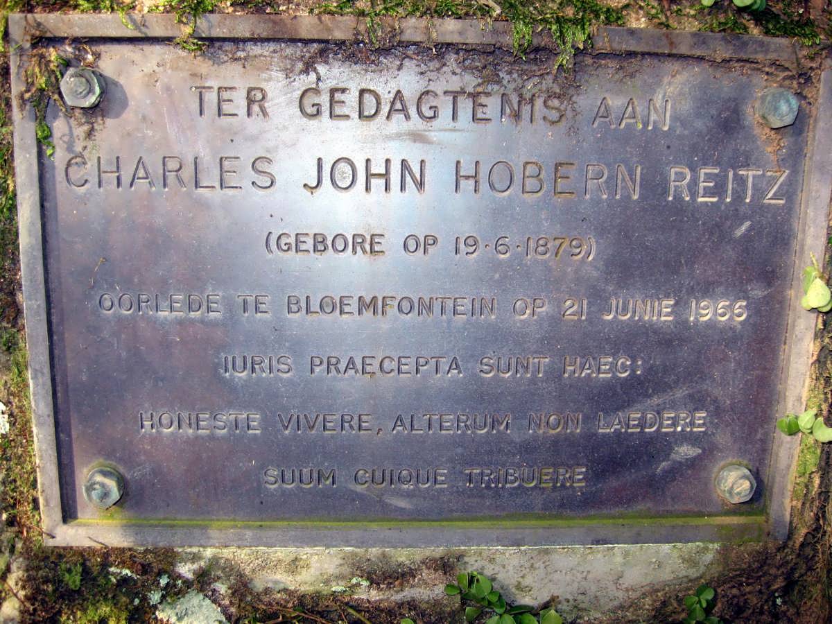 REITZ Charles John Hobern 1879-1955