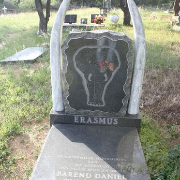 ERASMUS Barend Daniel Theodorus 1947-1993