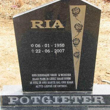 POTGIETER Ria 1950-2007