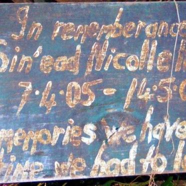 Mpumalanga, PILGRIM'S REST district, Sabie, Ceylon 197 JT_01, Lone Creek Falls, memorials