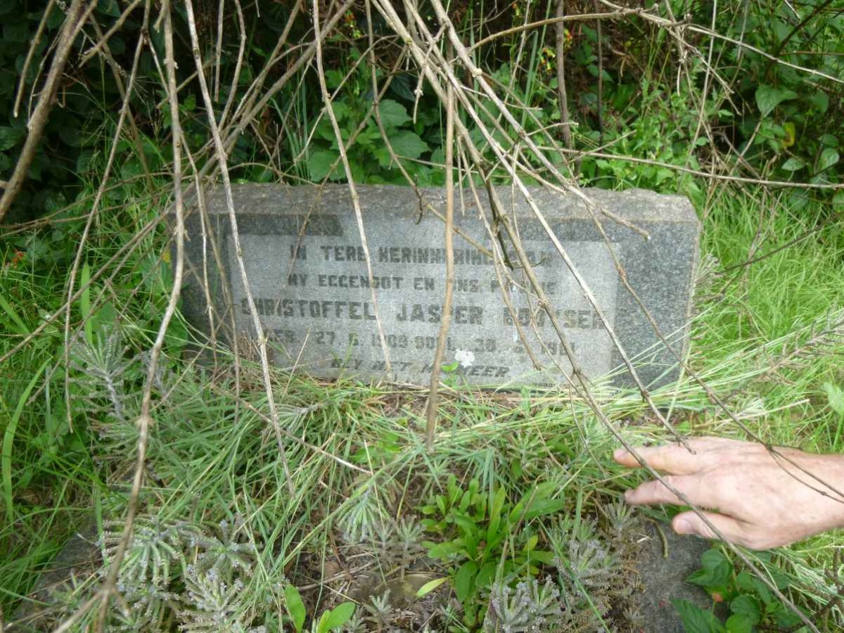 BOOYSEN Christoffel Jasper 1909-1961