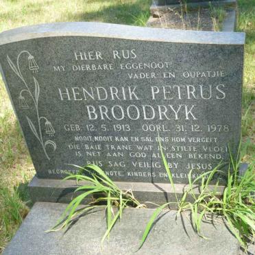 BROODRYK Hendrik Petrus 1913-1978