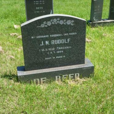 BEER J.N. Rudolf, de 1932-1994