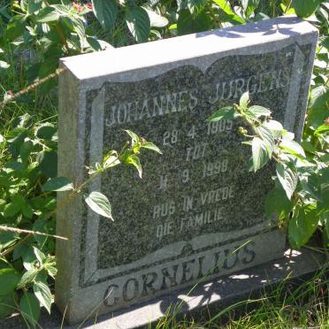 CORNELIUS Johannes Jurgens 1905-1998