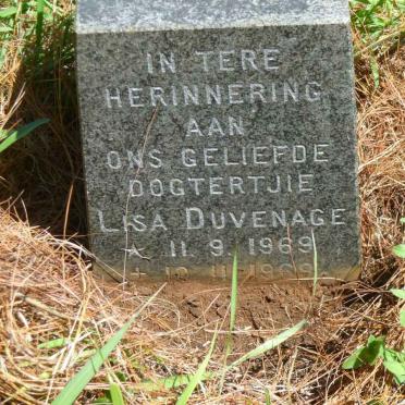 DUVENAGE Lisa 1969-1969