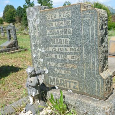 MARITZ Johanna Maria 1934-1935